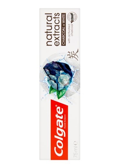 Colgate fogkrm 75ml Natural Extracts Charcoal+White